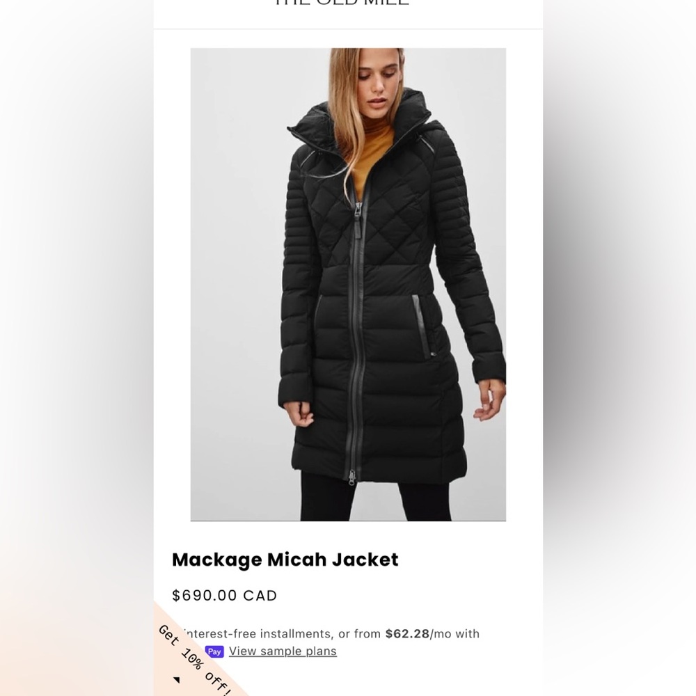 Mackage Women's DARK BLUE Micah Jacket